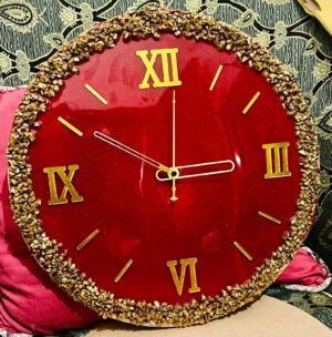 Resin Arts Clock 14"