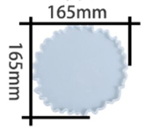 irregular Round Mold 6.5"
